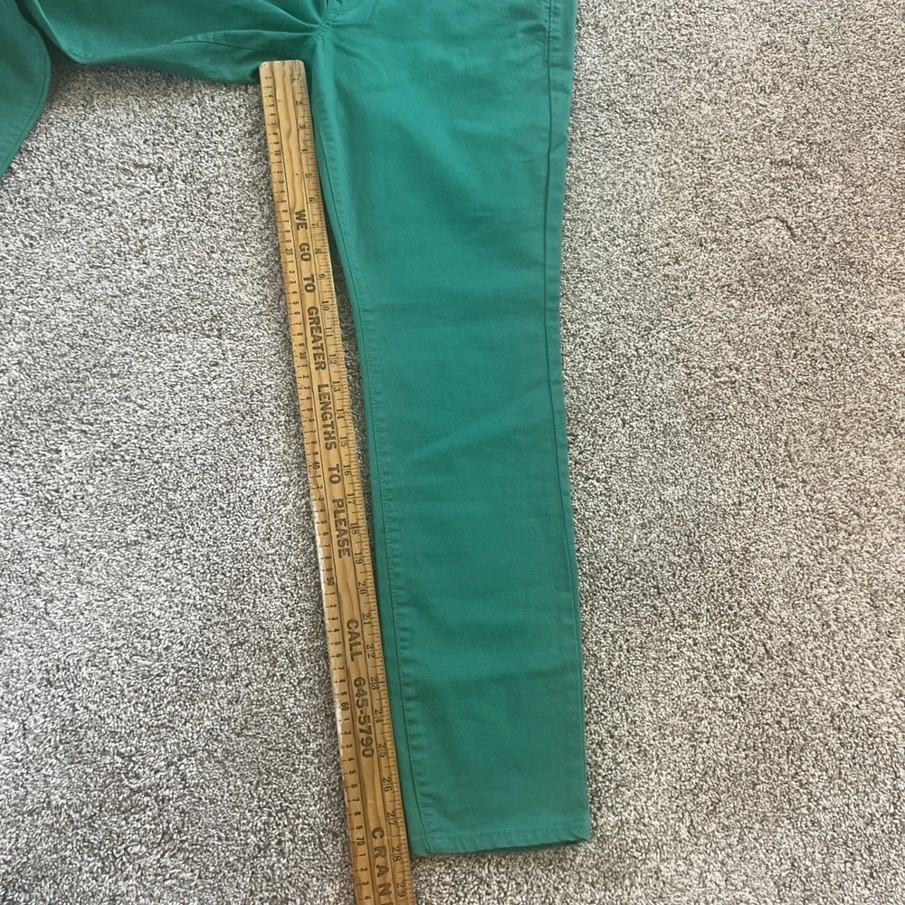 Old Navy Rockstar 12 Youth Super Skinny Lower Rise Stretch Green Jeans‎ Girls